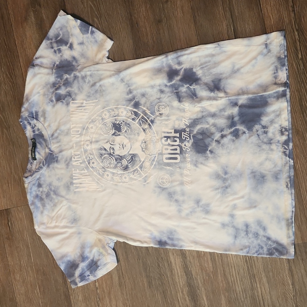 Obey N° 89 Tie-Dye Printed Tee - Size Medium